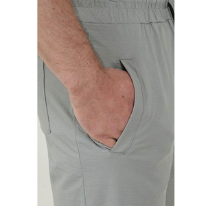 Conjunto de Camiseta y Pantalones Cortos de Verano, Talla Grande, Transpirable, Casual, con Logotipo Personalizado, Estampado Sólido, Venta al Por Mayor de Fábrica - Product Image 4