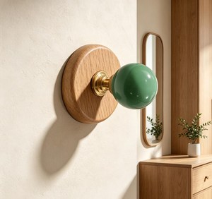 Wooden Wall <b>Mirror</b> Round Decorative Vanity <b>Mirror</b> <b>Gold</b> <b>Frame</b> Home Decor Bedroom Living Room - Product Image 4