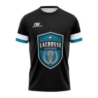 Kaos Jersey Tanpa Lengan Desain Kustom OEM/ODM, Hangat, Bernapas, 100% Poliester, Ukuran Besar, Sablon, untuk Tim Lacrosse Wanita, Grosir