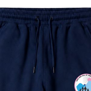 Pantalones Deportivos Azul Marino con Parche Bordado del Escudo de Jack & Jill, Pantalones de Felpa Suave con Cintura Ajustable y Tobillos Reforzados - Product Image 4