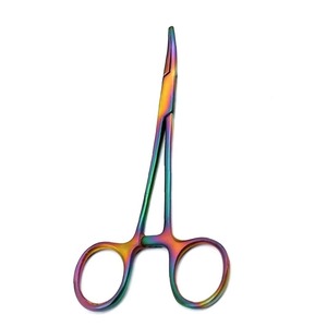 Pinzas Curvas Halsted para Mosquitos, Manuales, 140 mm, 13-039-140, Instrumento Hemostático de Precisión de Acero Inoxidable Quirúrgico, Cirugía General - Product Image 1