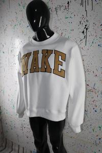 Sweat-shirts WAKE à col montant 450 GSM, broderie personnalisée avec nom, coupe ample et carrée, 100% coton molletonné French Terry - Product Image 6