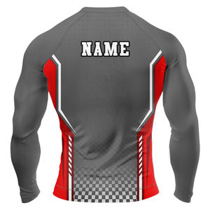 Camiseta de Manga Corta con Protección Solar UPF50 para Hombre, con Logotipo Personalizado, Transpirable, Ecológica, Duradera, de Spandex/Poliéster - Product Image 2