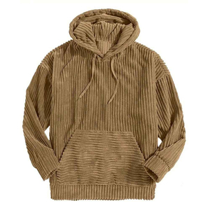 Sweat-shirts à capuche pour hommes sur mesure du meilleur fournisseur, haute qualité, 100% coton, polaire tissé lavé, vêtements de sport avec poches - Product Image 4