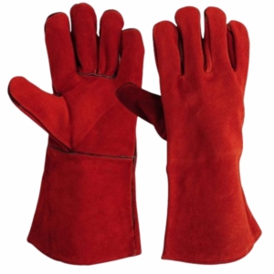 Gants de sécurité en cuir de vachette pleine fleur haute performance, excellente résistance à la chaleur et aux étincelles, robustes pour la construction et la lutte contre les incendies - Product Image 1