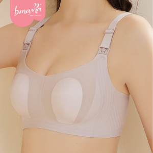 Soutien-gorge d'allaitement sexy pour femmes enceintes, grandes tailles 34-44, sans armatures, confortable, avec rembourrage fixe pour l'allaitement - Product Image 1