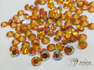 Piedras de Cristal Chaton con Reverso Puntiagudo ARIANA, Color Jonquil Shimmer Light, Topaz Colorado Shimmer, Sun Shimmer, Smoked Topaz Shimmer - Product Image 5