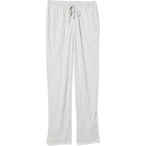 Pantalon de jogging décontracté pour homme en coton gris clair, taille élastique avec cordon de serrage, poches latérales, respirant, poids moyen, idéal pour l'automne - Product Image 4
