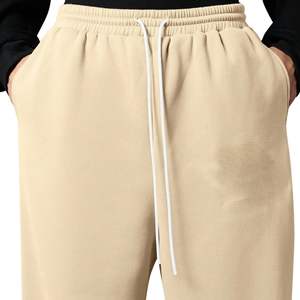 Pantalones de chándal de algodón retro de alta calidad para hombre, gruesos, de forro polar, holgados, deportivos, informales, para correr - Product Image 4