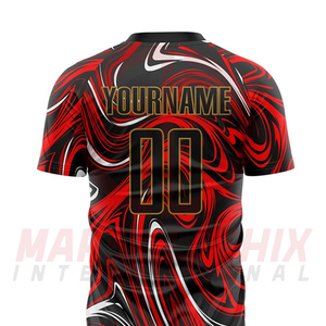 Fabricación profesional de conjuntos de camiseta y pantalones cortos de fútbol con MOQ bajo, uniforme de fútbol sublimado personalizado para venta en línea - Product Image 5