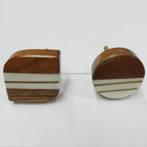 Tiradores de gabinete de piedra Natural hechos a mano elegantes, tiradores de perilla de puerta, decoración moderna Bohemia ajustable para uso de cajón de tocador de cocina - Product Image 5