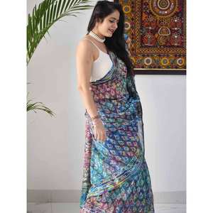 Collection de belles robes Saree à impression numérique de créateur - Product Image 5