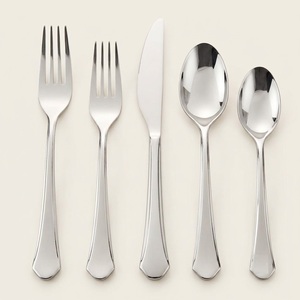 Ensemble de couverts de luxe en acier inoxydable martelé, finition polie miroir, pour hôtels, restaurants et environnements modernes - Product Image 2