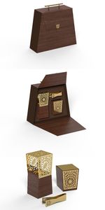 Quemador de Bakhoor Portátil de Madera con Inserto de Latón – Soporte Tradicional Árabe para Incienso de Oud para Decoración del Hogar, Majlis y Mezquita - Product Image 3