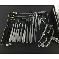 Ensemble chirurgical orthopédique pour palatine fendue, 25 instruments, boîte, kit de chirurgie orale pédiatrique, acier inoxydable, qualité américaine et européenne