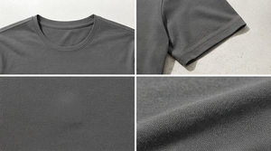 Low Price Men's 100% Cotton Knitted Letter Pattern Smart Casual Breathable O-Neck Loose Fit Custom Logo Printing T-Shirts - Product Image 5