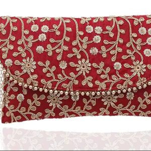 กระเป๋าคลัทช์ปักลายชาติพันธุ์ ราคาประหยัด ทำมือ ดีไซน์เนอร์ สำหรับผู้หญิง งานแต่งงาน งานปาร์ตี้ และงานเทศกาล - Product Image 1