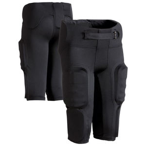 Pantalones Cortos de Fútbol Americano Casuales de Alta Calidad para Hombre con Protecciones, Largos hasta la Rodilla, 100% Poliéster, para Entrenamiento, Práctica, Juegos y Deportes de Equipo - Product Image 1