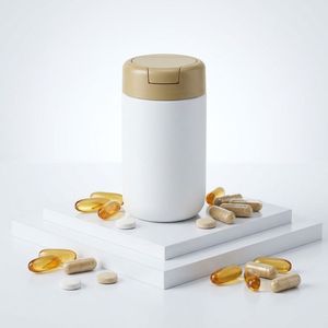Bouteille Ronde en PEHD de 200 ml en Gros, Portable, Qualité Alimentaire, avec Bouchon Flip, pour Médicaments et Vitamines, Fabriquée au Vietnam - Product Image 4