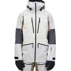 Veste coupe-vent à capuche bicolore pour homme, légère, coupe-vent, logo personnalisable sur le devant, veste d'extérieur - Product Image 1