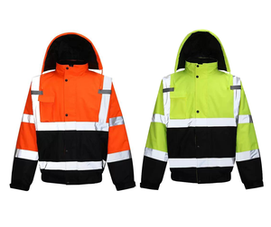 Veste de sécurité personnalisée en polyester imperméable de classe 2 pour l'extérieur, style et confort, logo personnalisé, veste de sécurité - Product Image 3
