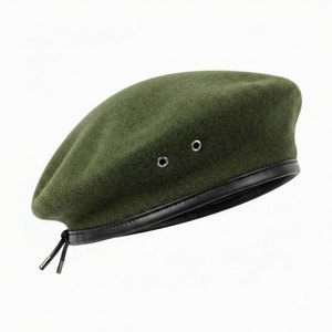 Comfortable Winter Outdoor Wool Blend Ceremonial <b>Beret</b> Hat for Formal Gatherings Honor Guard Official Functions - Product Image 1