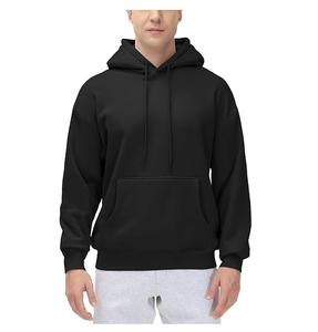 Nueva Sudadera con Capucha para Hombre, Elegante, 100% Algodón, Forrada, Manga Larga, Cuello Caído, Color Sólido, Cómoda, Tallas Grandes, Personalizable - Product Image 2