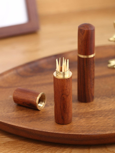 Modern Design Factory High Quality Handmade Wooden <b>Toothpick</b> holder Best Selling In Discount For home And Living Room Use - Product Image 2