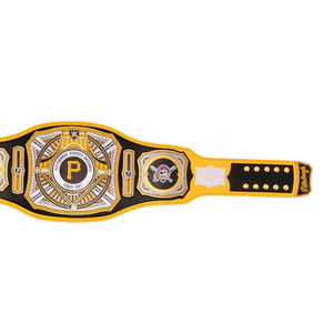 Ceinture de champion des Pirates de Pittsburgh personnalisable, ceinture de baseball et de lutte de haute qualité, ceinture de titre sportif de collection pour les fans - Product Image 3