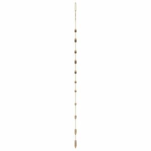 Sapin de Noël suspendu en branche naturelle de 29,1 x 59,1 pouces avec étoile de dessus, décoration festive pour les fêtes - Product Image 5