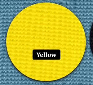 Tela de Punto Acanalado de Poliéster Amarillo, Textura Waffle, Elástica, para Prendas de Moda y Confección - Product Image 2