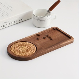 Plateau à thé en bois de luxe avec réservoir de récupération d'eau intégré pour la préparation du thé chinois, la présentation du thé et la mise en scène décorative de la table - Product Image 6