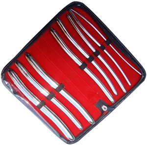 ชุดเครื่องมือผ่าตัดทางนรีเวช Hegar Dilator Set ทำจากสแตนเลสสตีลครบชุด พร้อมเครื่องขยายปากมดลูกหลายขนาด - Product Image 5