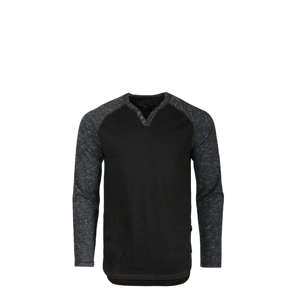 Camiseta de verão personalizada, alta qualidade, estampada, fundo redondo, bainha curvada, lado longo, cor preta