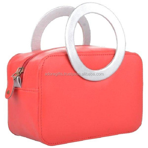 Sac de toilette de voyage en cuir PU, trousse de maquillage cosmétique tendance, logo personnalisé, fermeture éclair, durable, fonction de suspension - Product Image 5