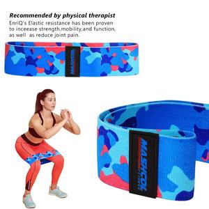 OEM Custom Design Print Fabric Resistance <b>Bands</b> Non-Slip Latex Hip Workout Booty <b>Bands</b> Wholesale Set for Legs Butt <b>Exercise</b> - Product Image 4
