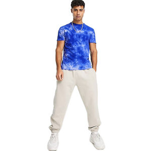 Camisetas Tie Dye Personalizadas al por Mayor para Hombre, Camisetas de Poliéster OEM de Gran Tamaño, Estilo Urbano, Camisetas Tie Dye con Cuello Redondo - Product Image 4