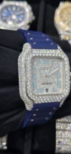 Reloj de Diamantes Moissanite Premium Diseñado para Hombres que Valoran la Calidad, la Sofisticación y una Fuerte Presencia en el Mundo de los Accesorios de Lujo - Product Image 3