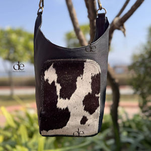 Bolso de Mano de Cuero Vacuno, Estilo Bohemio Gitano, Vintage, Hecho a Mano, Estilo Occidental, Bolso de Hombro Multiusos, Bolsos Más Vendidos - Product Image 1