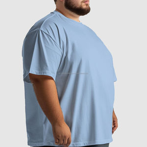 T-shirt uni en gros 2026, 230 g/m², imprimé, pour homme, en coton biologique vierge, coupe oversize, service OEM - Product Image 6