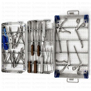 Kit d'instruments pour la colonne lombaire Pentax en acier inoxydable, outils neurochirurgicaux, étui de stérilisation, équipement chirurgical pour la chirurgie spinale de haute performance - Product Image 3