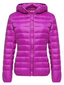 Stylish and Ultra-Warm Womens Long Puffer <b>Jacket</b> With Hood and <b>Down</b> <b>Filling</b> for the Cold Winter Season Cotton - Product Image 3