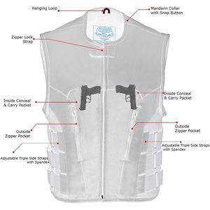 Chaleco de Trabajo con Cierre Frontal de Cremallera para Hombre 2025, Ropa Exterior Informal, Cortavientos, de Cuero, Personalizado, de Poliéster y Algodón, con Cierre Frontal de Cremallera - Product Image 4