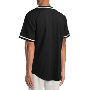 เสื้อเบสบอลแบบสวมใส่สบายสไตล์ฮิปฮอป  สำหรับสกรีนโลโก้  แบบกระดุมหน้า  สำหรับผู้ชายและผู้หญิง  รับทำตามสั่ง - Product Image 3
