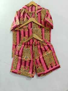 Pijamas de Mujer de Algodón 100% Orgánico, Elegantes, de Manga Larga, con Estampado Floral, Ropa de Dormir Informal y Cómoda para el Hogar - Product Image 2