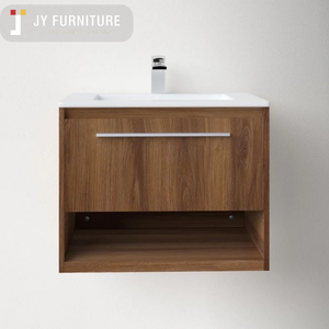Mueble de Baño de Estilo Moderno Americano JY Furniture en Venta, Mueble de Baño Moderno de Pared con Superficie Fácil de Limpiar - Product Image 4