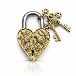 Durable Best Quality Metal Antique Lock Brass Padlock with <b>Keys</b> Vintage Style Fully Functional Hanuman Security Lock - Product Image 3