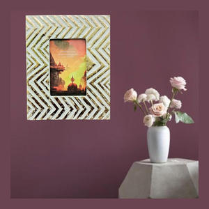 Ornate Resin Photo <b>Frame</b> Oval Shape Tabletop Vertical Display Gray Decorative Picture <b>Frame</b> - Product Image 3