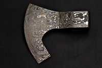 Tête de hache Tomahawk artisanale en acier Damas industriel, manche en bois de rose, forgée sur mesure, fournisseur en gros, approvisionnement en vrac pour les États-Unis