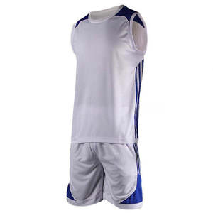 Shorts de basket-ball d'été respirants et confortables en tissu élégant bleu, vente en gros, uniforme de basket-ball pour hommes, OEM - Product Image 1
